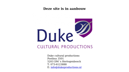 Duke Cultural Productions