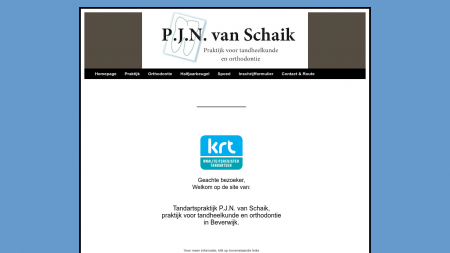 Schaik P J N van