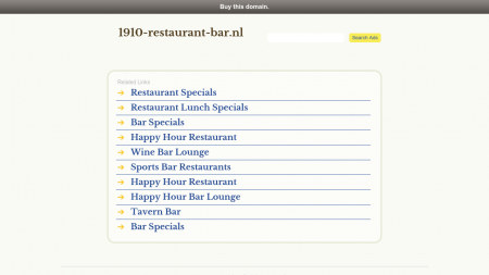 1910 Restaurant Bar