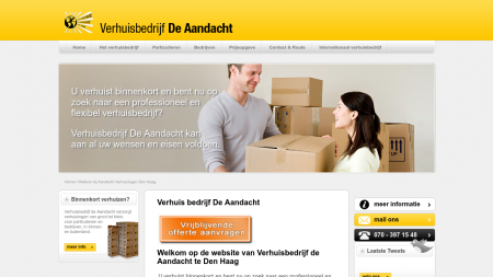 Aandacht Verhuisbedrijf De