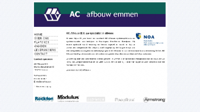 logo AC Afbouw  Emmen BV