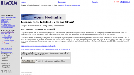 Acem Meditatie Onderwijs