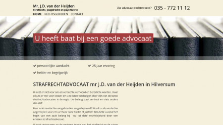 Heijden Mr J D van der Advocaat