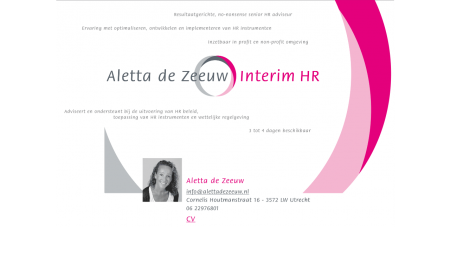 Aletta de Zeeuw hr Support