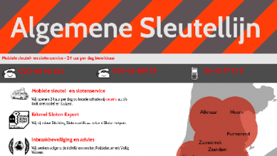 logo Algemene Sleutellijn, Slotenmaker  De