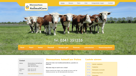 Dierenartsen AnimalCare vestiging Putten