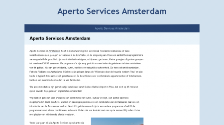 Aperto Services