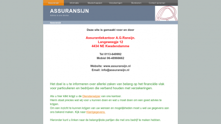 Ransijn Assurantiekantoor A G
