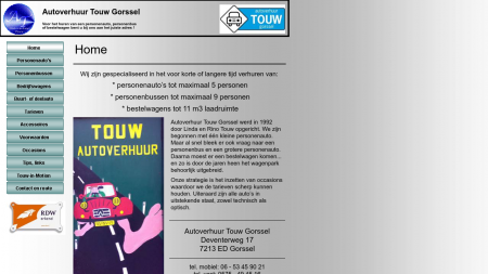 Autoverhuur Touw M W N