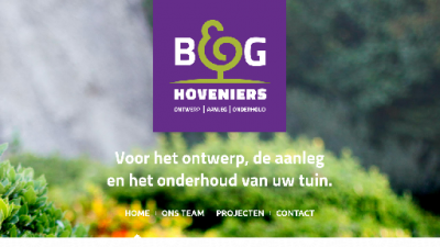 logo B & G Hoveniers