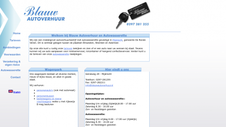 Autoverhuur Blauw
