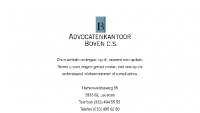 logo Advocatenkantoor  Boven cs