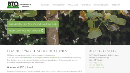 Hoveniersbedrijf Tuinaanleg & Onderhoud BTO