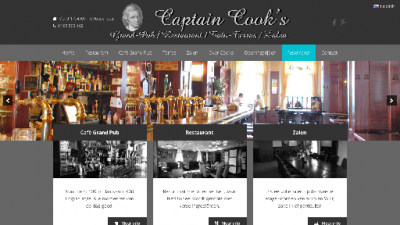 logo Captain Cook's Pub Restaurant  Terras Zalen