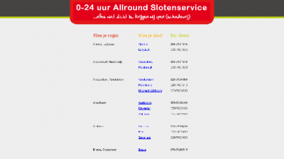 logo 0-24 uur Allround Slotenservice