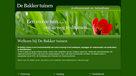 Bakker Tuinen Hoveniersbedrijf De