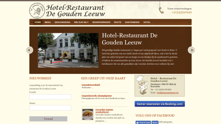 De Gouden Leeuw Hotel - Restaurant