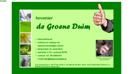 Groene Duim De