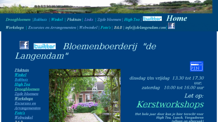 Bloemenboerderij Pluktuin B&B De Langendam