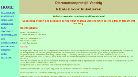 Dierenarts Vendrig