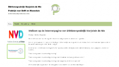 logo Diëtistenpraktijk  Marjolein de Nie