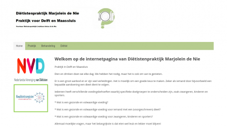 Diëtistenpraktijk  Marjolein de Nie