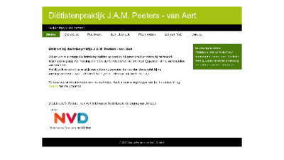 logo Diëtistenpraktijk  J A M Peeters-van Aert