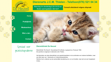 Dierenkliniek De Heuvel / Dierenarts  J C M Thielen