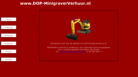 DOP-MinigraverVerhuur