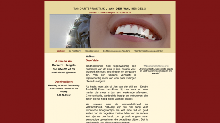 Tandarts vd Wal J