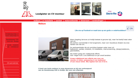 Loodgieter en CV monteur E Degeling Services EDS