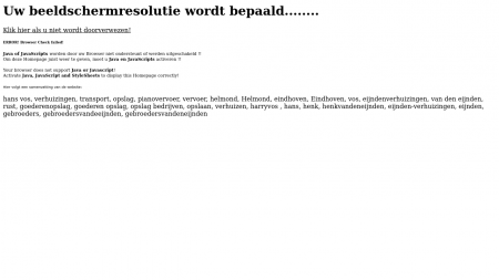Verhuisbedrijf Henk van den Eijnden