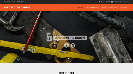 E & M Afbouw - Design