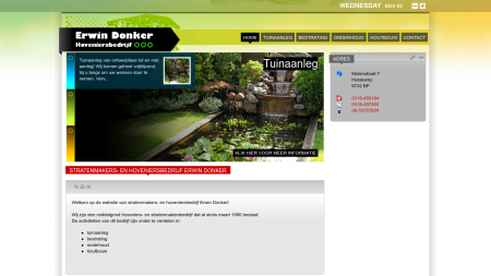 Donker Stratenmakers- & Hoveniersbedrijf Erwin