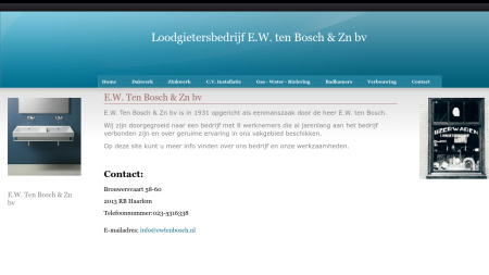 Loodgietersbedrijf EW ten Bosch en Zn BV