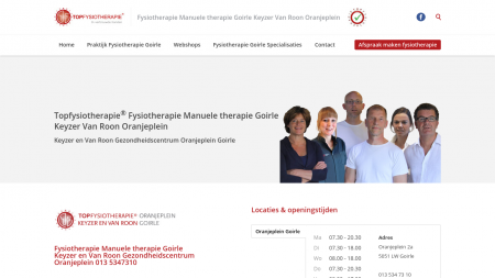 Fysiotherapie Goirle Oranjeplein Keyzer en Van Roon