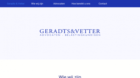 Geradts & Vetter Advocaten-Belastingkundigen