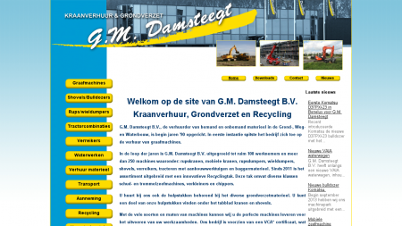 Damsteegt BV G.M. machineverhuur, grondverzet en recycling