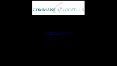 logo Gommans Advocatuur Mr