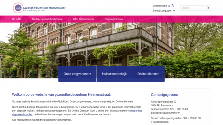 SAG Gezondheidscentrum Helmersstraat