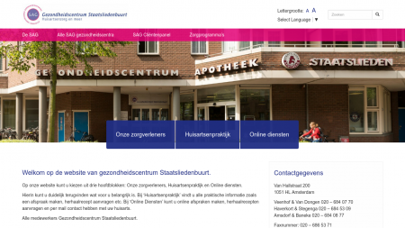 SAG Gezondheidscentrum Staatsliedenbuurt