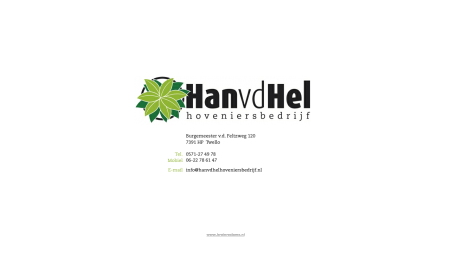 Hel Hoveniersbedrijf Han vd