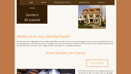 Paauw Hotel Restaurant Sanders De