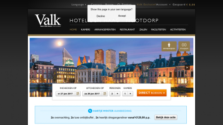 Valk Hotel Den Haag-Nootdorp Van der