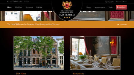 Vermeer Grand Boutique Hotel Huis BV