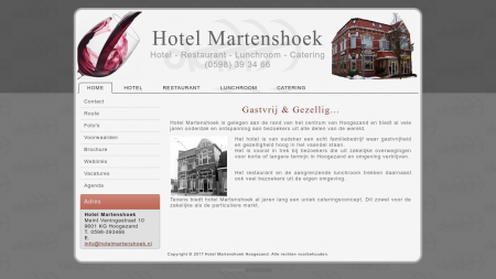 Martenshoek Hotel Lunchroom