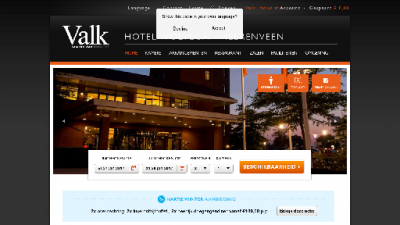 logo Valk Hotel  Wolvega Van der