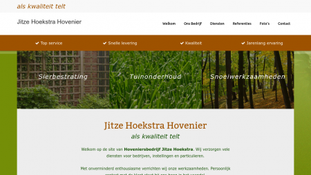 Hoveniersbedrijf Hoekstra Jitze