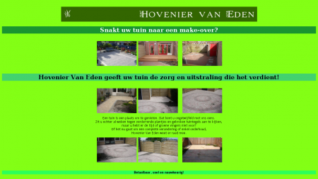 Eden Hoveniersbedrijf R van