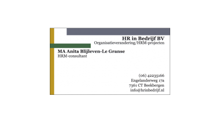 Hr In Bedrijf BV
